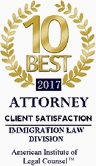 10 Best Attorneys - Immigration Division - 2017