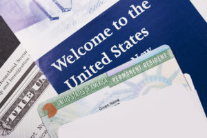 A United States green card.